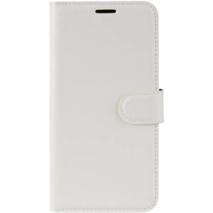 MOBILCOVERS.DK Huawei Y5 (2019) Litchi Læder Flip Cover m. Pung - Hvid