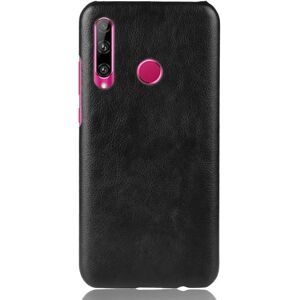 MOBILCOVERS.DK Honor 20 Lite Litchi Tekstur Plastik Cover - Sort