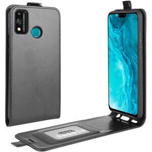 MOBILCOVERS.DK Huawei Honor 9X Lite Læder Flip Cover m. Pung Sort