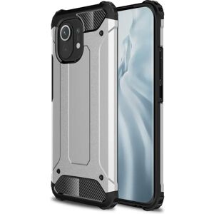 MOBILCOVERS.DK Xiaomi Mi 11 Armor Guard Håndværker Cover - Sølv