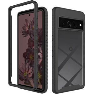 MOBILCOVERS.DK Google Pixel 7 Pro Acrylic Combo Cover Gennemsigtig / Sort