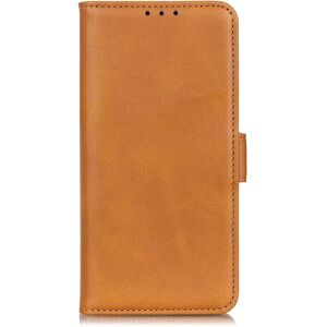 MOBILCOVERS.DK Asus Zenfone 8 Flip Simpelt Cover m. Pung - Lyse Brun