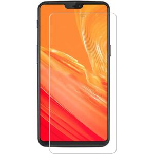 MOBILCOVERS.DK OnePlus 6 Beskyttelsesglas - Case Friendly - Skærmbeskyttelse - Gennemsigtig