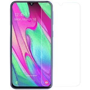 MOBILCOVERS.DK Samsung Galaxy A40 Beskyttelsesglas - Case Friendly - Skærmbeskyttelse - Gennemsigtig