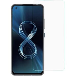 MOBILCOVERS.DK Asus Zenfone 8 Case Friendly Arc-Edge Skærmbeskyttelsesfilm - Hærdet Glas - Gennemsigtig