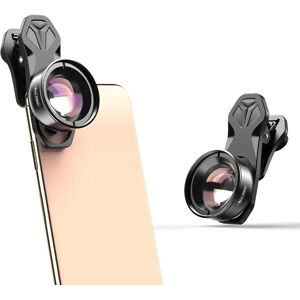 MOBILCOVERS.DK APEXEL Universal 100mm Macro Lens - Kameralinse til Smartphones & Tablets