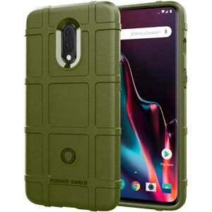 MOBILCOVERS.DK OnePlus 7 Rugged Shield Håndværkercover Army Grøn