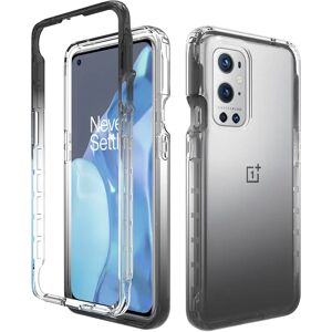 MOBILCOVERS.DK OnePlus 9 Pro Hybrid Plastik Cover - Gennemsigtig / Sort