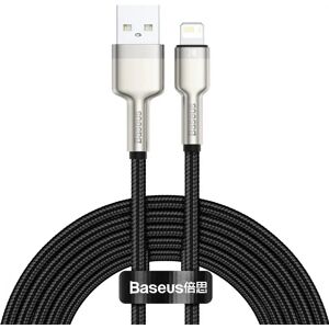 Baseus Cafule USB-A til Lightning Kabel - 2m - Sort / Sølv