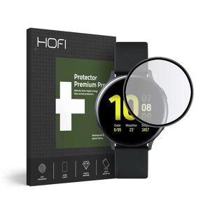 HOFI Samsung Galaxy Watch Active 2 44mm Hofi Hybrid Skærmbeskyttelse - Gennemsigtig m. sort kant