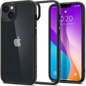 iPhone 14 Spigen Ultra Hybrid Cover - Gennemsigtig / Sort