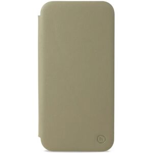 Holdit iPhone 12 / 12 Pro Slim Flip Cover m. Pung - Khaki Grøn