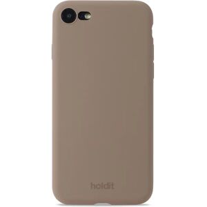 Holdit iPhone SE (2022 / 2020) / 8 / 7 Soft Touch Silikone Case - Mocha Brown