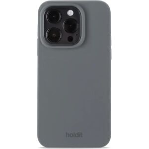 Holdit iPhone 14 Pro Soft Touch Silikone Case - Space Gray