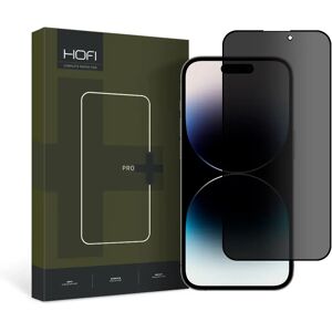 iPhone 14 Pro Hofi Glass Pro+ Skærmbeskyttelse m. Privacy Funktion - Case Friendly - Gennemsigtig