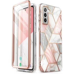 Samsung Galaxy S21 FE (5G) i-Blason Cosmo Marble Cover m. Skærmbeskyttelse - Pink