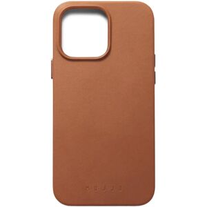 Mujjo iPhone 14 Pro Max Leather Case - MagSafe Kompatibel - Brun