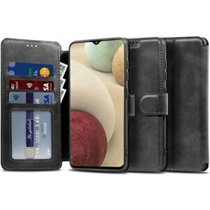 Samsung Galaxy A12 Tech-Protect Øko Læder Wallet Cover - Sort