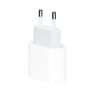 Original Apple PD (Power Delivery) 20W Vægoplader m. USB-C - Hvid (MHJE3ZM/A)