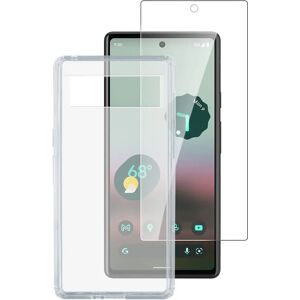 Google Pixel 6A 4smarts Second Glass X-Pro Clear Skærmbeskyttelse m. Monteringsramme - Case Friendly - Gennemsigtig