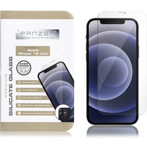 iPhone 12 Mini PANZER Premium Silicate Glass Full-Fit m. Kamera Beskyttelse