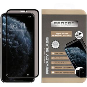 iPhone 11 Pro Max / Xs Max PANZER Premium Privacy Glass - Sort Ramme