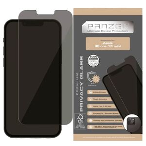 iPhone 13 Mini PANZER Premium Privacy Glass m. Kamera Beskyttelse