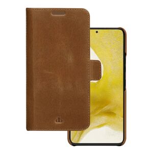 Samsung Galaxy S22 dbramante1928 Lynge Ægte Læder Magnet Cover - Tan