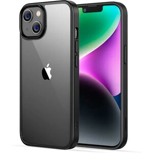 UGREEN iPhone 14 Plus Hærdet Glas Bagside Cover - Gennemsigtig / Sort