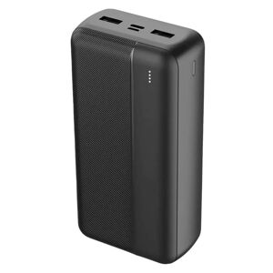 Maxlife 20W Powerbank m. USB-A, USB-C & Micro-USB - 30.000 mAh - Sort