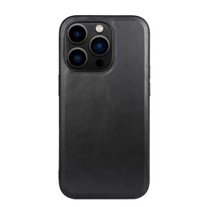 iPhone 14 Pro GEAR Buffalo Ægte Læder Cover - MagSafe Kompatibel - Sort