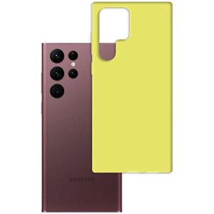 Samsung Galaxy S23 Ultra 3mk Matteret TPU Cover - Gul