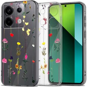 Xiaomi Redmi Note 13 Pro (5G) / Poco X6 Tech-Protect Flexair+ Fleksibelt Plastik Cover - Garden Floral