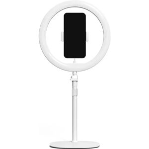 Kodak LED Ring Light Bord Stander m. Mobilholder & Kameraholder - Hvid