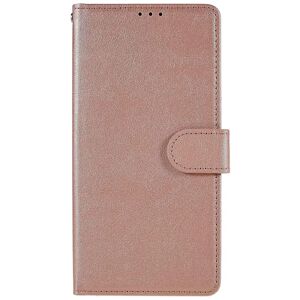 MOBILCOVERS.DK Oppo A76 / Realme 9i Læder Cover m. Pung & Ståfunktion - Rose Gold