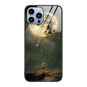 MOBILCOVERS.DK iPhone 14 Pro Plastik Cover m. Glasbagside - Moon Catcher