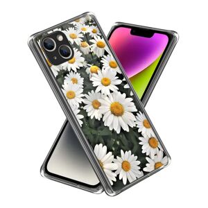 MOBILCOVERS.DK iPhone 14 Fleksibelt Bagside Cover - Margueritter