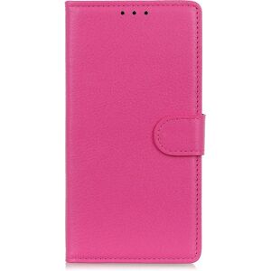 MOBILCOVERS.DK Samsung Galaxy A34 (5G) Ultra Litchi Læder Cover m. Pung - Lyserød