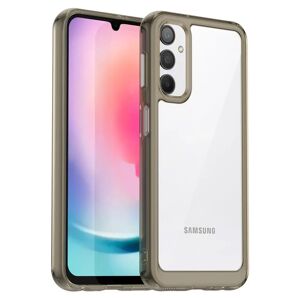 MOBILCOVERS.DK Samsung Galaxy A24 Acrylic Combo Cover Gennemsigtig / Grå