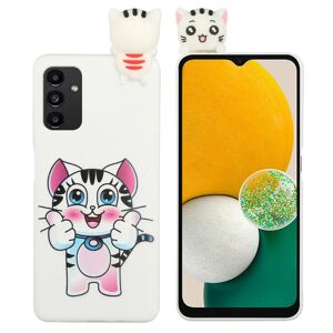 MOBILCOVERS.DK Samsung Galaxy A14 / A14 (5G) Fleksibelt Plastik Cover 3D - Kat