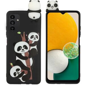 MOBILCOVERS.DK Samsung Galaxy A34 (5G) Fleksibelt Plastik Cover 3D - 3 Pandaer