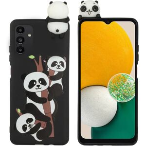 MOBILCOVERS.DK Samsung Galaxy A54 (5G) Fleksibelt Plastik Cover 3D - 3 Pandaer