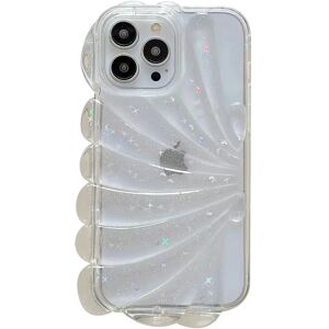 MOBILCOVERS.DK iPhone 13 Pro Fleksibelt Plastik Cover 3D Muslingeskal / Gennemsigtig