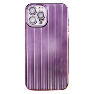 MOBILCOVERS.DK iPhone 12 Pro Fleksibel Plastik Cover m. Kamera Beskyttelse - Lilla