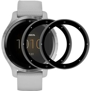 Garmin Venu 2S ENKAY Hærdet Glas - Skærmbeskyttelse 2 stk. - Gennemsigtigt / Sort