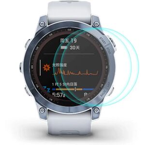 Garmin Fenix 7 ENKAY Hærdet Glas - Skærmbeskyttelse - 2 Pak - Gennemsigtigt