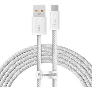 Baseus Dynamic Series USB-A til USB-C Kabel 100W - 2m - Hvid