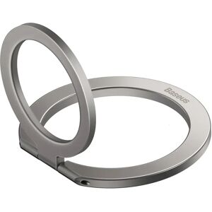 Baseus Halo Magnetisk Finger Ring - MagSafe Kompatibel - Sølv