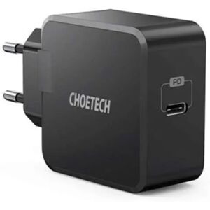 Choetech PD 30W Vægoplader m. USB-C - Sort