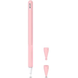 Tech-Protect Apple Pencil 2 Blødt Silikone Cover - Lyserød